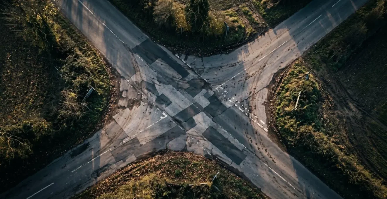 Carte thermique des zones accidentogènes sur routes départementales françaises