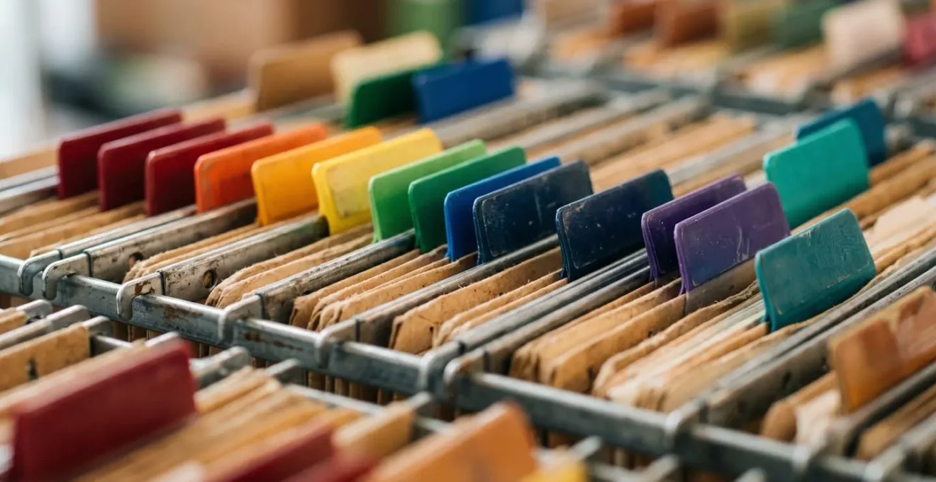 Organisation méthodique de documents fiscaux sur un bureau pour préparer un contrôle