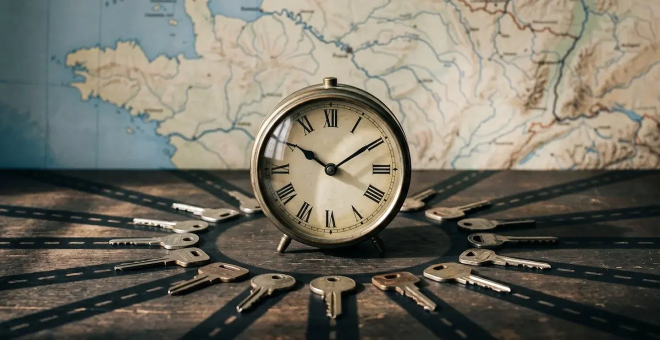 Représentation symbolique des trajets multiples dans une journée de travail